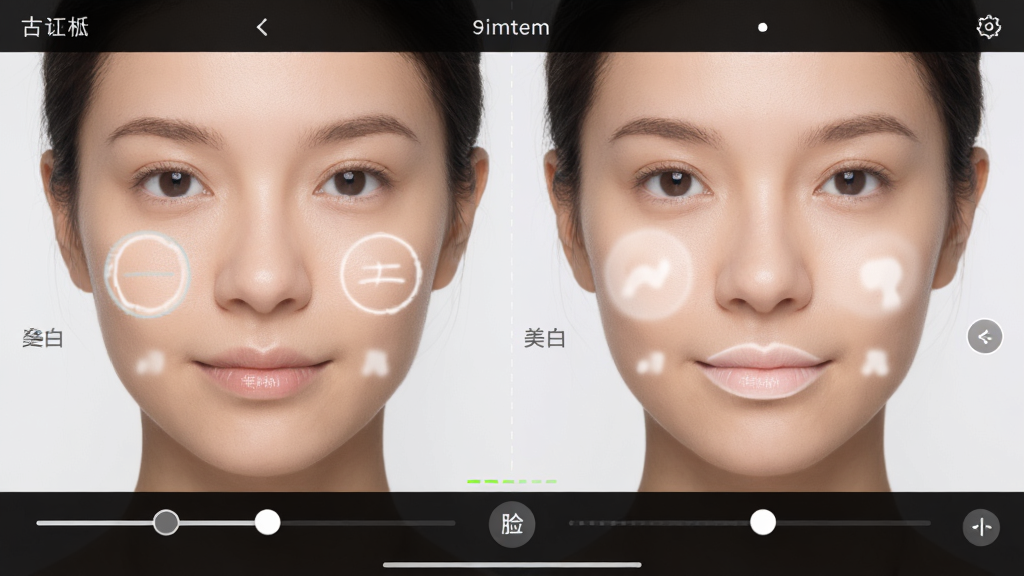 ����������չ��ܽ��棬����չʾ�����沿����ǰ��Ա�Ч����������ĥƤ�����ס������ȵ��ڻ��飬�����רҵ��ϸ�����������廭�ʣ��ɾ��޶���Ԫ��