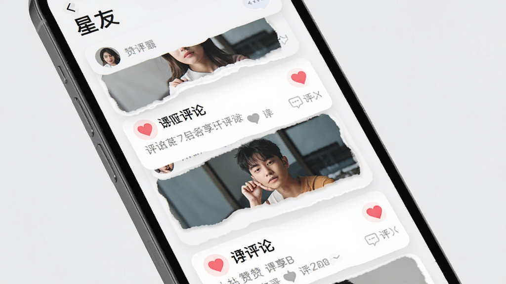 һ��չʾ�����ѡ���̬�������ܵĳ���ͼ���������ֻ���Ļ���ٲ�����̬��Ƭ�����ִ������£�����Ϊǳ��ɫ����������罻�磬ϸ�ڰ�����������ͼ����������ݣ������������ɾ����޶���Ԫ��