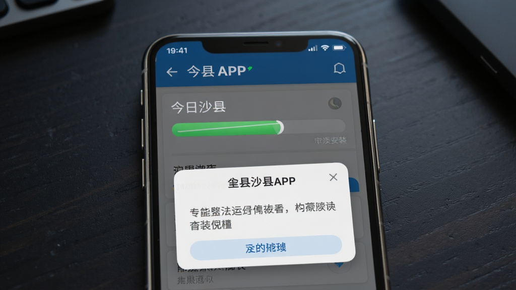 һ��չʾ����ɳ��APP�ڰ�׿�ֻ��ϰ�װ������״̬��AI��ͼ�������������ֻ���Ļ��ʾ��װ��������Ȩ�����õ��������ֲ���������д��ͼ�����Ϊдʵ�Ƽ��磬ϸ�����ֻ��߿��н����ʸУ�����Ϊ��ɫ���棬���ʸ��壬�ɾ��޶���Ԫ��