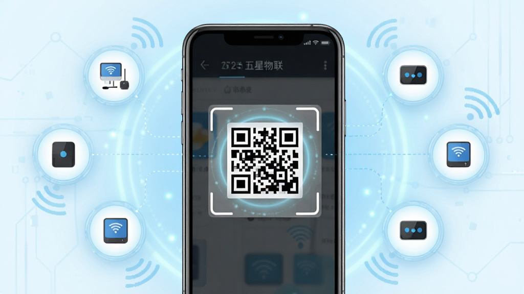 ����չʾ���������豸���ӽ��棬�ֻ���Ļ������ʾɨ���ά���ȡ������ΧƯ������豸ͼ������������������Ϊ����ɫ�Ƽ����Σ���������죬ϸ�����������ʸɾ����޶���Ԫ��