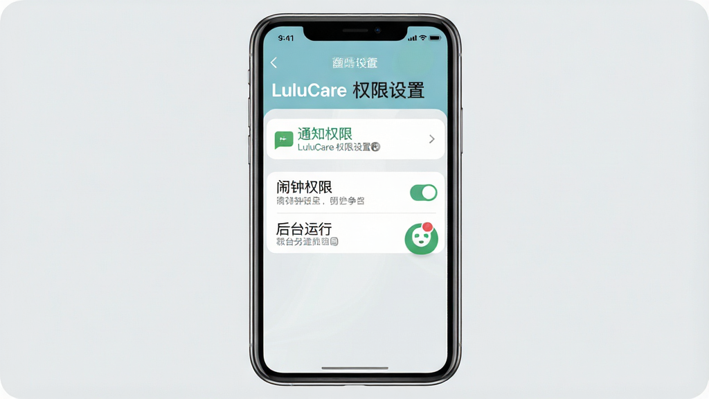 һ�� LuluCare Ȩ����������ҳ���ֻ���ͼ�������������ֻ���Ļ����ʾ֪ͨȨ�ޡ�����Ȩ�����̨���п����б�������Ϊǳ��ɫ���������룬�����ʵ�ã�ϸ�����������ʸ��壬�޶���Ԫ�أ���Ļ�����֡�LuluCare Ȩ�����á���