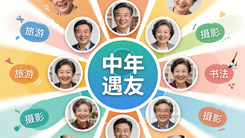����������ȤȺ����棬����չʾһ�����ֵ�����Ⱥ�ĳ�������λ������ͷ��Χ��һ��Բ�λ���Ȧ��Ȧ����ʾ���������ѡ�Ⱥ���ʶ����Χ�С����Ρ�����Ӱ�����鷨������Ȥ��ǩ�������������ů�����ֳʷ���״���У������������ɾ��޶���Ԫ�ء�