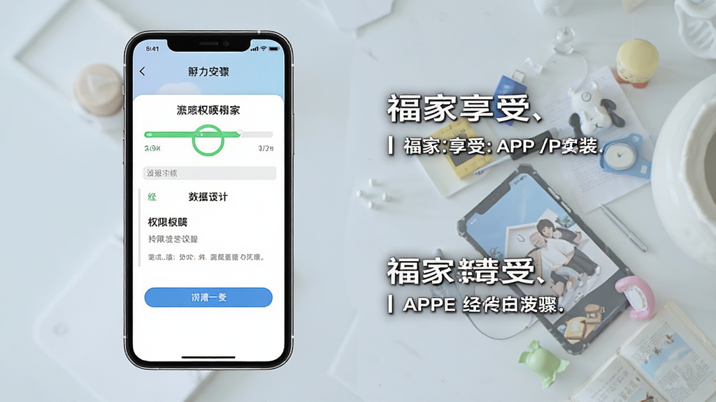 һ��չʾ���������ܡ�APP��װ�����ʾ��ͼ���������ֻ���Ļ��ʾ��װ��������Ȩ�����ý��棬�Ա����м�������˵��������ƽ����ƣ��Ű�������ϸ�ھ��£����ʸ��壬�ɾ��޶���Ԫ��