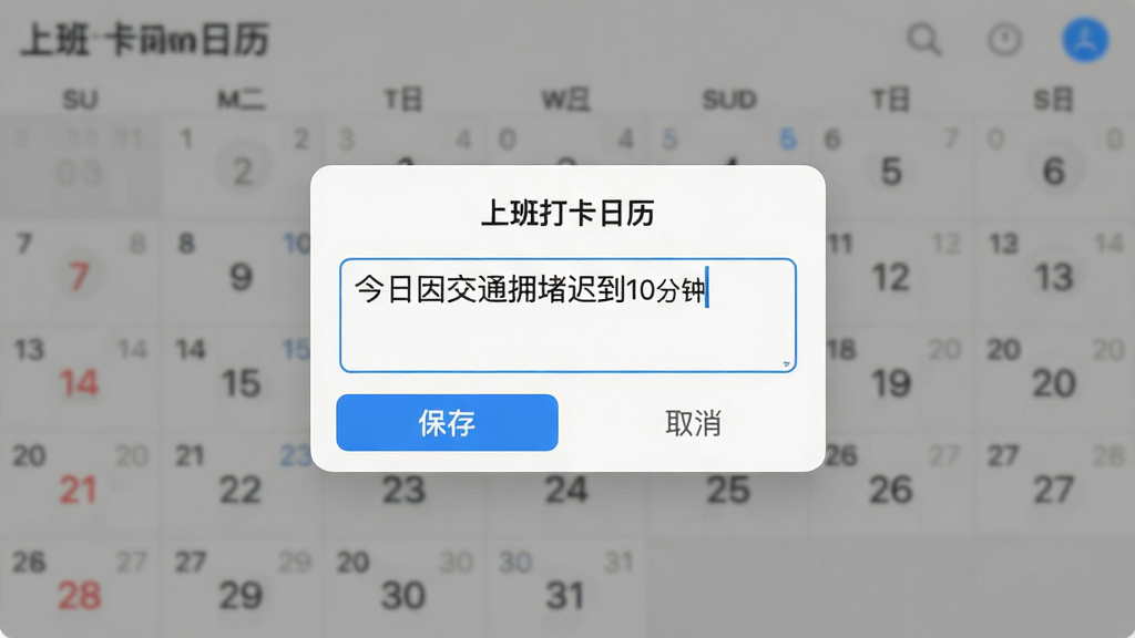 һ��չʾ���ϰ��������Ӧ�ñ�ע�༭�����ͼƬ����Ļ�м���һ���������ڣ���������һ���ı�������������д�š�������ͨӵ�³ٵ�10���ӡ����·��С����桱�͡�ȡ������ť������Ϊģ����������ͼ���������࣬�����������ɾ����޶���Ԫ��