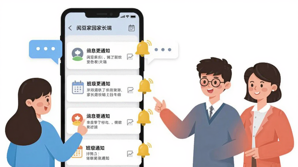 һ��չ���ɶ���԰�ҳ��˰༶��̬���ܵĲ廭�������������ֻ���Ļ����Ļ����ʾ�����༶֪ͨ��Ƭ����Ƭ����������ͼ�꣬��Ļ���мҳ����ʦ��ͨ�������ڻ��������ֲ������ҷ���������ֻ��Ҳ�����Ű������򣬷���ƽ���廭��ϸ�ڰ�����Ϣ���ݡ�����ͼ������ʾ��������������������ɾ����޶���Ԫ�ء�