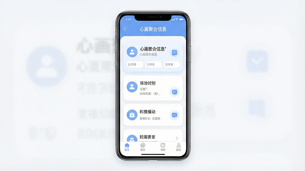 һ���ֻ�Ӧ�ý���չʾͼ��������������Ϊ���Ļ��ۺ���Ϣ�������������棬����Ϊ�����ֻ���Ļ�����ֲ��ö������������в���Ƭ�б��ӵײ����������Ű棬���Ϊ�ִ���Լ��ƽ����ϸ�ڰ�����͵�������ɫ��Բ�ǿ�Ƭ�������Ĺ���ͼ������ֱ�ǩ�����廭��ɾ����࣬���ʸ��壬�޶���Ԫ��