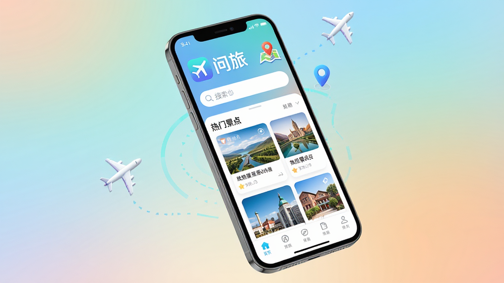 ������һ�������ֻ���Ļ����Ļ����ʾ�š����á�App����ҳ���棬�����а������������ž����Ƽ���Ƭ�͵ײ������������ֲ��þ��й�ͼ���ֻ�΢΢��бչʾ���Ű����ֻ�ռ�ݻ������壬����Ϊ��ͽ���ɫ�����Ϊ�ִ��Ƽ������������з��ϣ�ϸ������Ļ����ʾ�����á����ֱ�ʶ����Χ��׺С�ɻ�����ͼ��λͼ�ꣻ����Ϊ���壬�ɾ����޶���Ԫ��