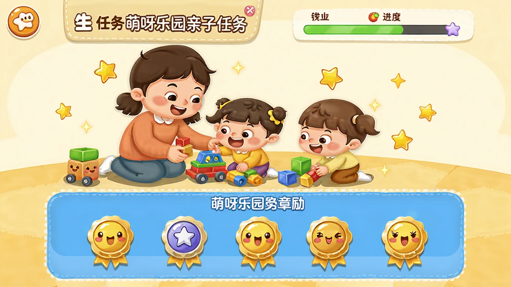 ��ѽ��԰����������棬����Ϊ�ҳ��뺢��һ����������������Ŀ�ͨ�廭�������Ϸ���ʾ������������������·�Ϊ��ѽ��԰ѫ�½���չʾ�����Ű����ҷ��������Ϊ��ܰ��ͥ��ͨ���ϸ�ڰ���Ц����������Ч�����ʸ��壬�ɾ����޶���Ԫ��