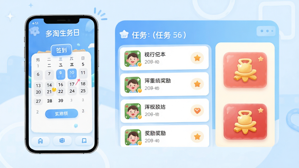 ��������APP��������ҳ��ʾ��ͼ������չʾ�ֻ���Ļ��ǩ�������������б��ͽ���ͼ�꣬����Ϊ����ɫ�������������£�ϸ�ڷḻ�����ʸ��壬�ɾ��޶���Ԫ��