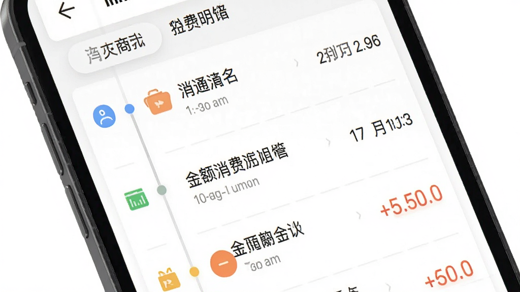 ��ͨ��App������ϸҳ�棬�ֻ���Ļ��ʾ���Ѽ�¼�б��������̻����ơ���ʱ�䣬����Ϊʱ������ʽ���Ű����������Ϊ�ִ���Լ��ϸ�ڰ�������ͼ��������������ʸ��壬�ɾ����޶���Ԫ��