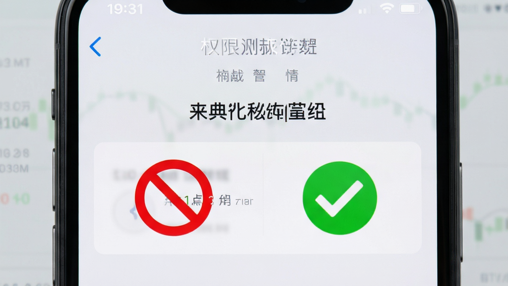 �ֻ���Ļ��д����ʾ���н���APP��Ȩ�޹�������ҳ�棬�Ա���һ����ɫ�Ľ�ֹͼ�����ɫ������ͼ���γɶԱȡ��������ྯʾ�磬����Ϊǳ��ɫ���Ű���У����������������������޶���Ԫ�ء�