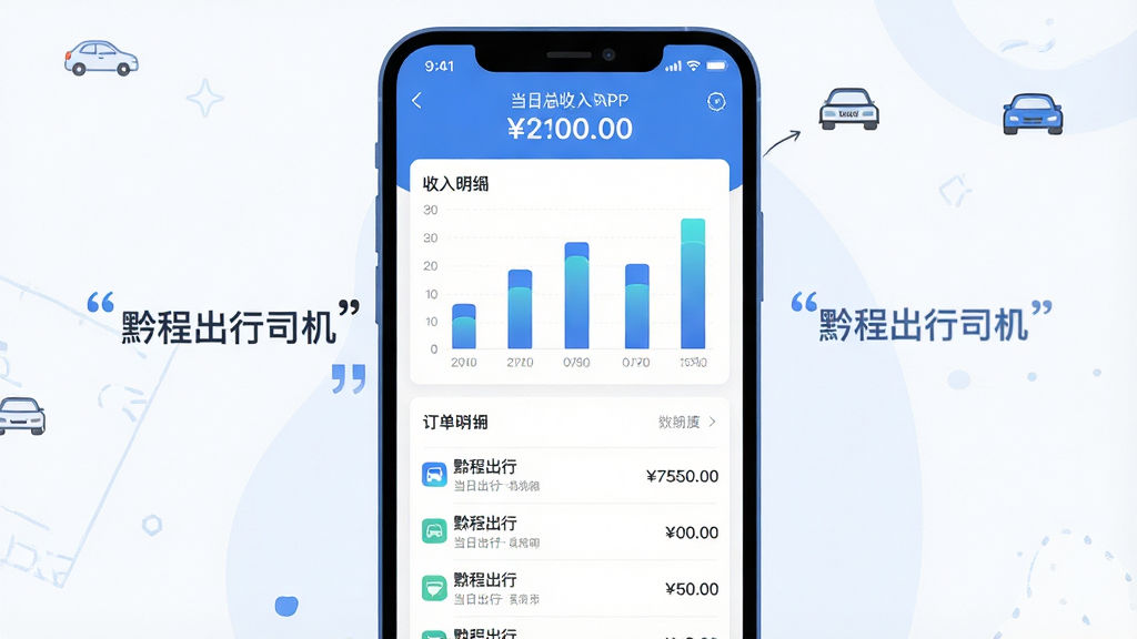 һ��չʾǭ�̳���˾��APP����ͳ��ҳ��ı�ƽ���廭���������ֻ���Ļ�ϵ���״ͼ��������ϸ�б�����Ļ�Ϸ���ʾ��������������ֲ������½ṹ���Ϸ�Ϊ����ͼ�����·�Ϊ������ϸ�б������Ϊ���¼�Լ�ı�ƽ����ƣ���ɫ����ɫ�Ͱ�ɫΪ����ϸ����ע��ͼ���Ľ���Ч�������ֵ������ȣ������������ű�ע