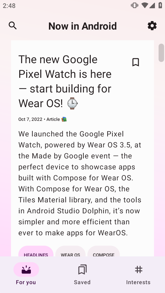 Now in Android��ֲ���ͼ